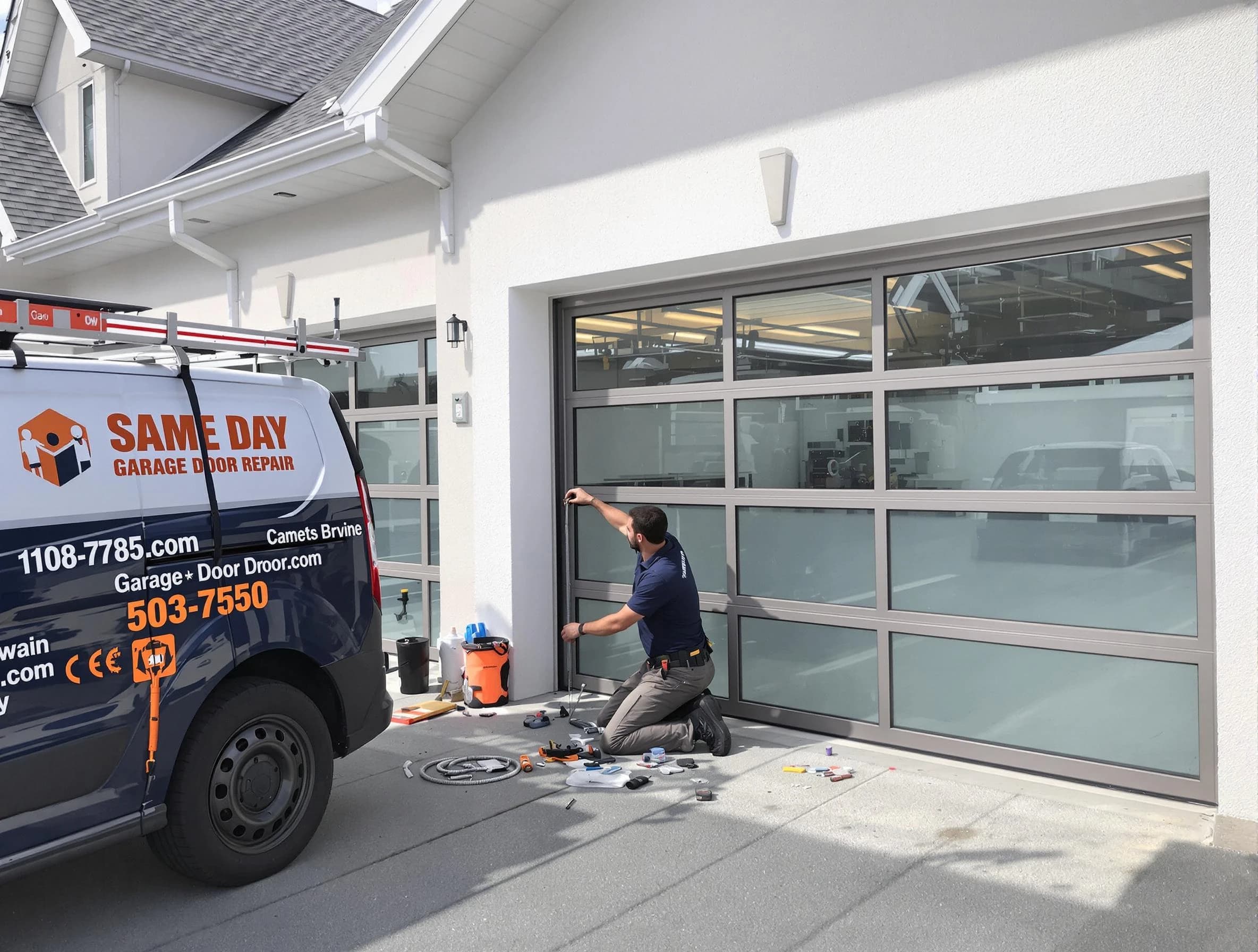 Same-day garage door repair service by Spotsylvania Courthouse Garage Door Repair in Spotsylvania Courthouse