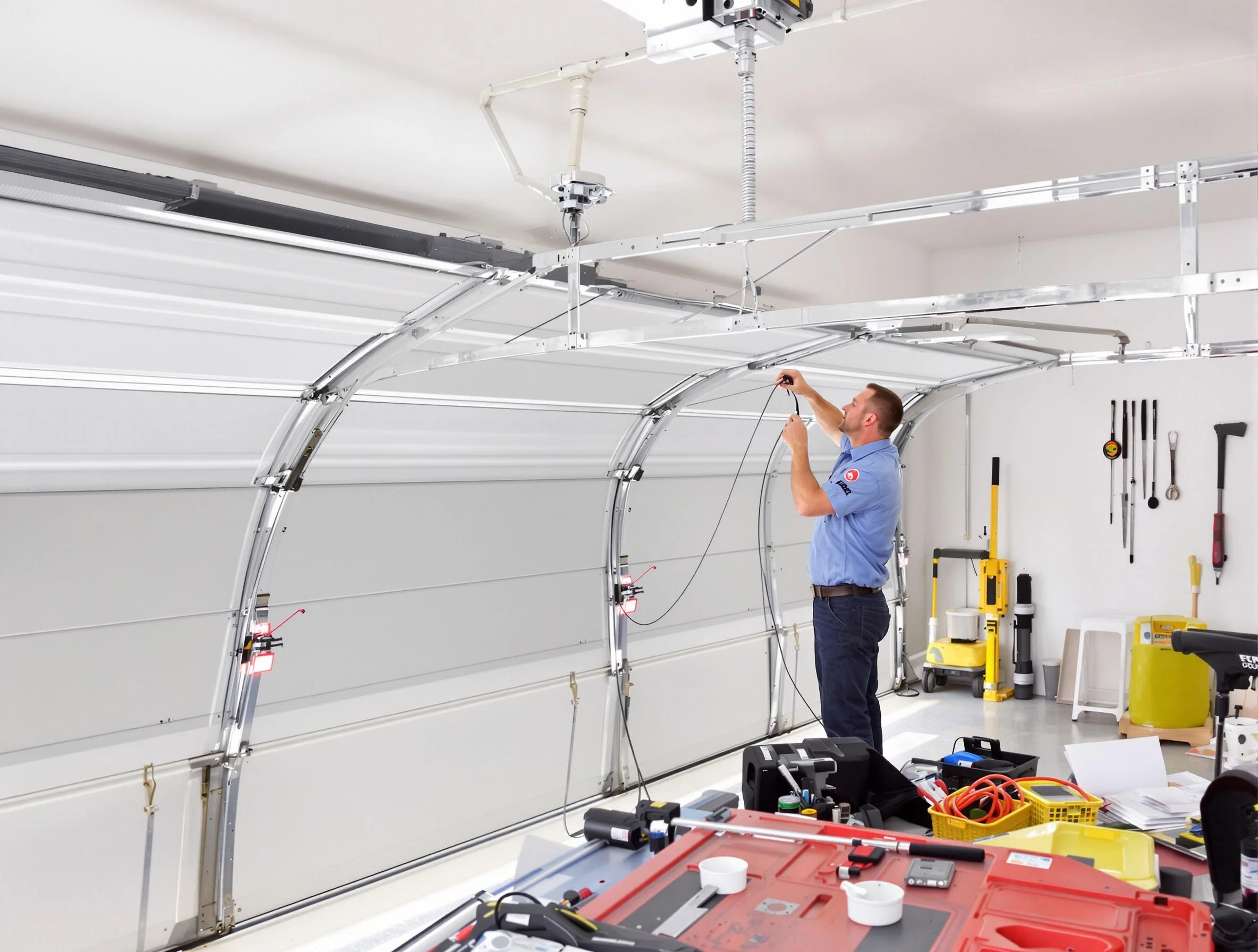 Garage door cable repair service by Spotsylvania Courthouse Garage Door Repair in Spotsylvania Courthouse