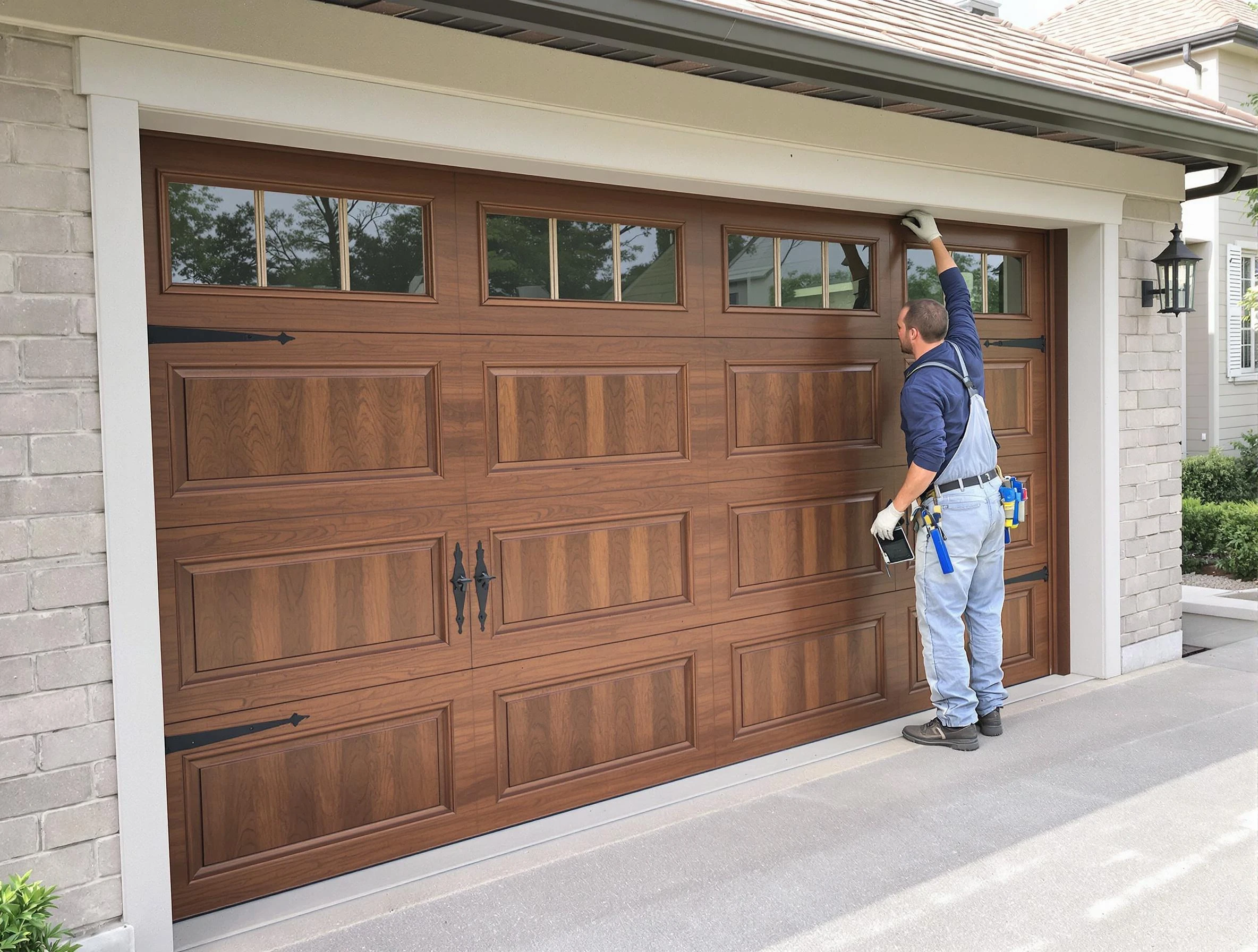 Custom garage door showcase by Spotsylvania Courthouse Garage Door Repair in Spotsylvania Courthouse