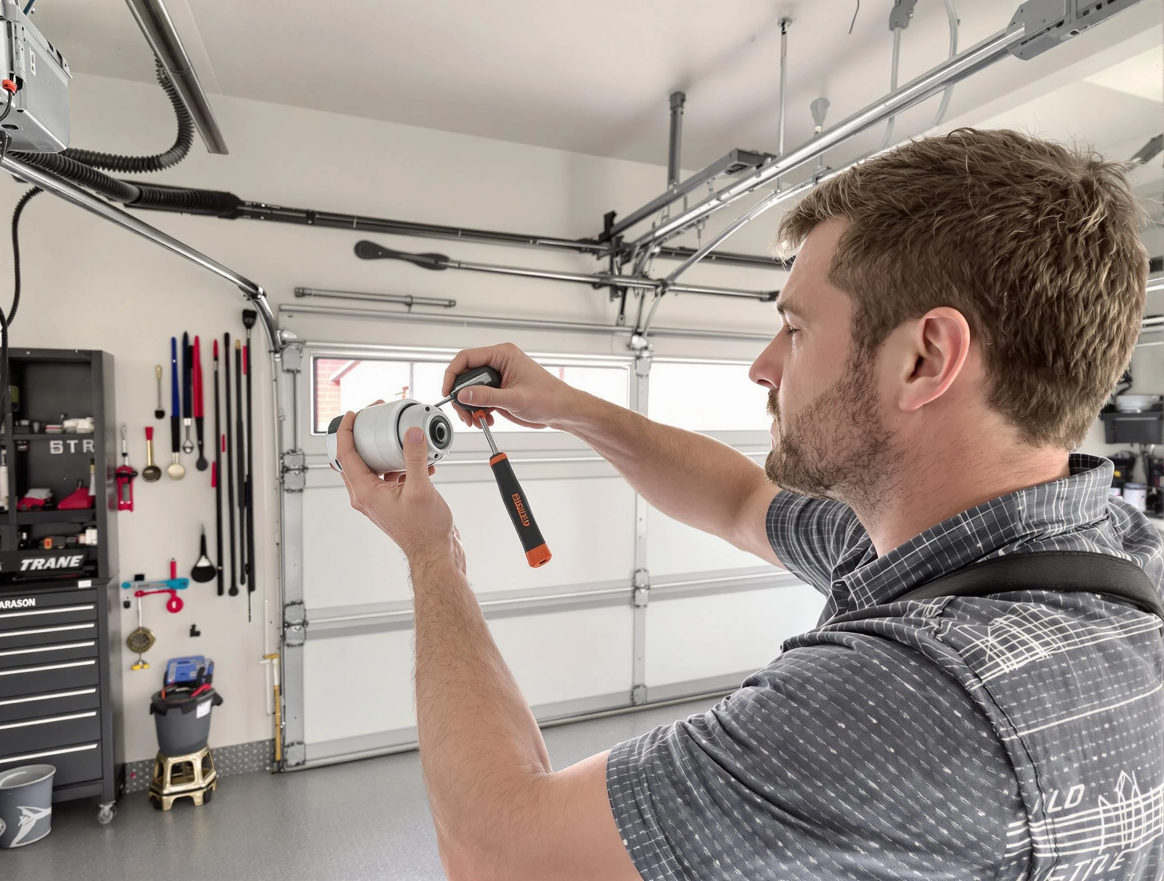 Garage door opener repair service by Spotsylvania Courthouse Garage Door Repair in Spotsylvania Courthouse