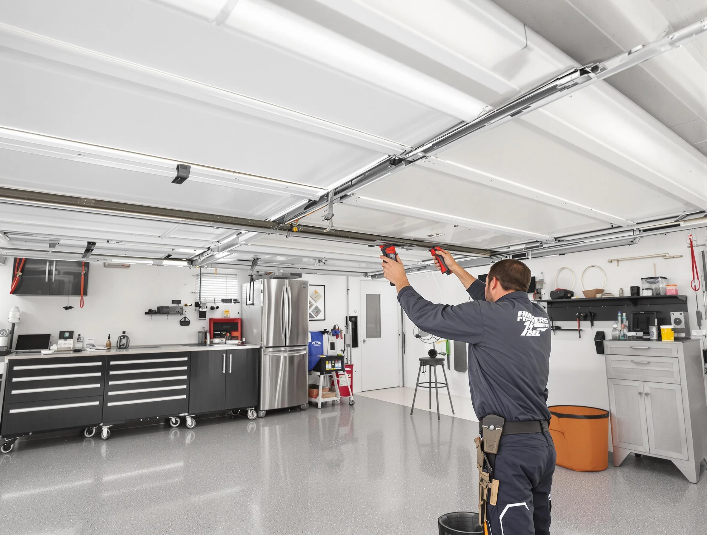 Overhead garage door repair service by Spotsylvania Courthouse Garage Door Repair in Spotsylvania Courthouse