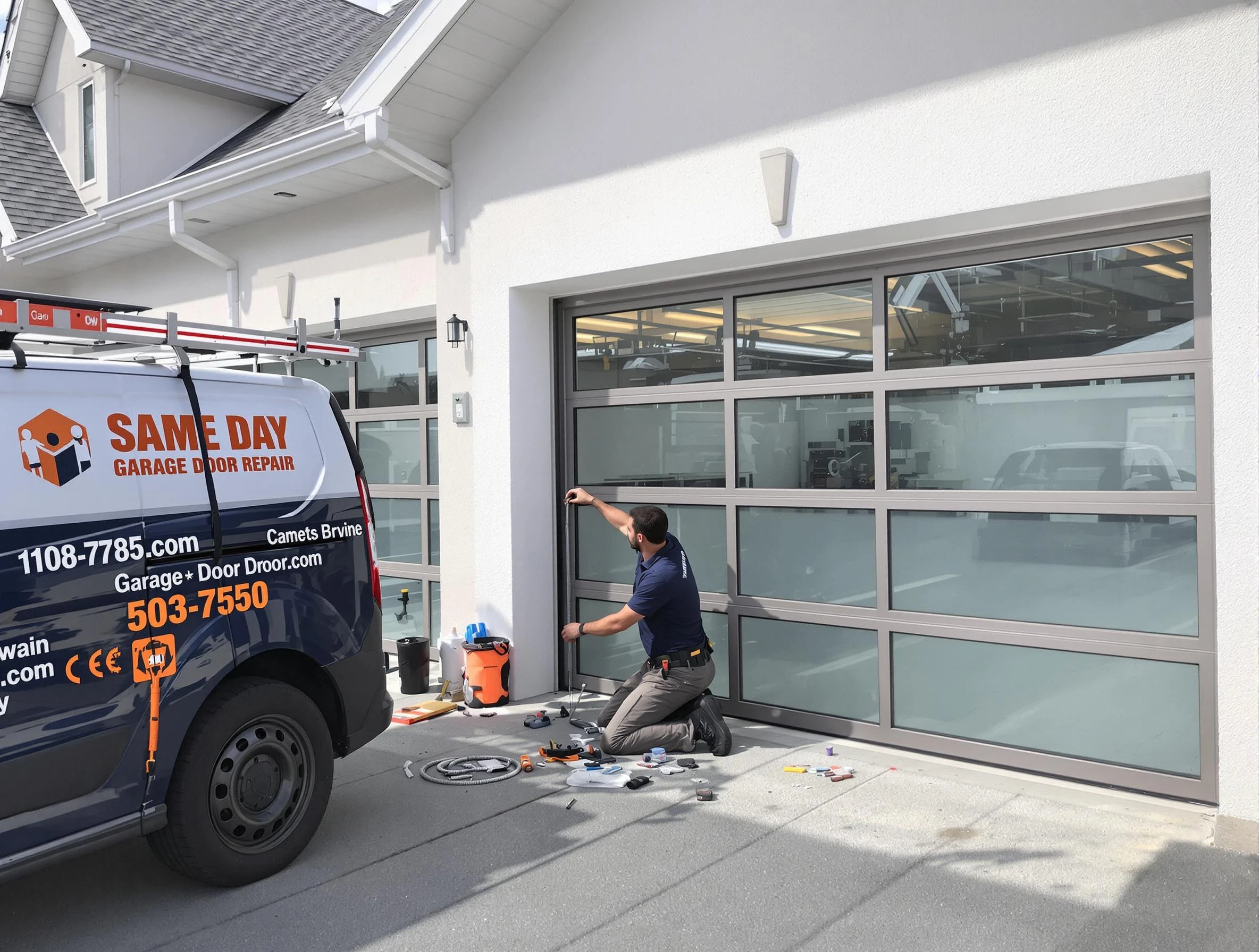 Same-day garage door repair service by Spotsylvania Courthouse Garage Door Repair in Spotsylvania Courthouse